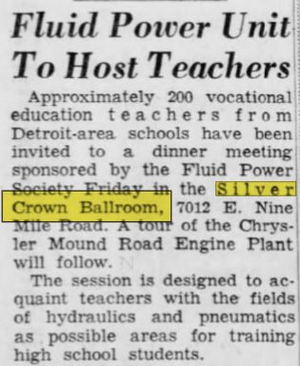 Silver Crown Ballroom (Amber House) - Feb 1964 Article